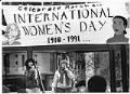 Image of Performers singing at International Women's Day rally, March 8, 1991