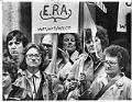 Image of Demonstrators holding signs supporting the ERA, Seattle, June 30, 1991