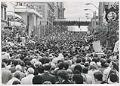 Image of Crowd at victory parade for NBA Champions the Seattle SuperSonics, June 4, 1979