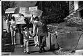 Image of Preston Clark leading his welcome home parade, Seattle, April 11, 1991