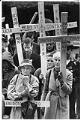 Image of Anti-contra demonstrators holding signs, Seattle, March 3, 1986