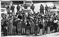 Image of Protesters blocking I-5 after Rodney King verdict, Seattle, May 1, 1992
