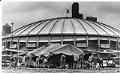 Image of Group building Tent City near Kingdome, Seattle, November 21, 1990