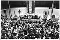 Image of Participants sing at service honoring Martin Luther King, Jr., Seattle, January 15, 1985