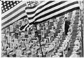 Image of Man at cemetery observing Memorial Day, Seattle, May 27, 1985