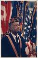 Image of Ret. Col. Guy Wickliffe participating in Memorial Day parade, Seattle, May 29, 1989