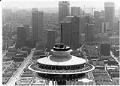 Image of Musicians performing atop Space Needle, Seattle, August 26, 1988