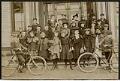 Image of Central School's fifth grade class posing at annex, Seattle, circa 1898