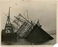 Image of S.S. President Madison capsized at Todd dry docks, Seattle, March 24, 1933