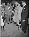 Image of Count Basie backstage, Seattle, 1947