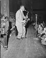 Image of Al Sears on tenor saxophone, August 27, 1947