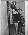 Image of Katherine Dunham in her dressing room, Seattle, February 1, 1948