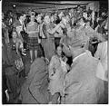 Image of Hazel Smith dancing in crowd, Seattle, circa 1947