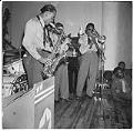 Image of Military jazz band performing, Seattle, September 16, 1944