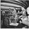 Image of Count Basie Orchestra performing at the Trianon Ballroom, Seattle, circa 1947