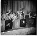 Image of High school orchestra on stage, Seattle, circa 1944