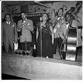 Image of Singer and jazz band at the Black and Tan, Seattle, circa 1947