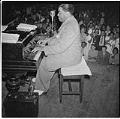 Image of Fats Waller at the Moore Theatre, Seattle, July 13, 1941