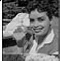 Image of Betty Connelly with drink in back yard, Seattle, circa 1953