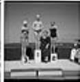 Image of Swimmers standing on blocks at Madrona Park, Seattle, circa 1953