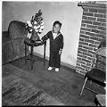 Image of Boy posing in a naval uniform, Seattle, circa 1953
