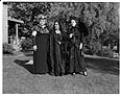 Image of Cora Spencer and others posing in costume, Seattle, circa 1949