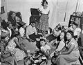Image of Partygoers playing cards, Seattle, circa 1950