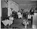 Image of Women singing at anniversary party, Seattle, circa 1950