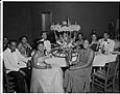 Image of Group seated at table at awards dinner, Seattle, circa 1955