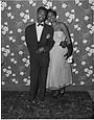 Image of Couple posing in formal attire, Seattle, circa 1953