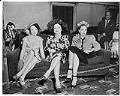 Image of Marilyn Booker sitting with friends, Seattle, circa 1953
