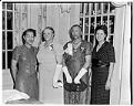 Image of Four NACWC delegates at convention,  Seattle, August 1948