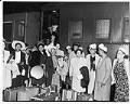 Image of NACWC convention delegates at King Street Station, Seattle, August 1948