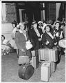 Image of NACWC convention delegates at King Street Station, Seattle, August 1948