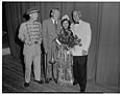 Image of Seafair Princess with mayor and others, Seattle, July 23, 1951