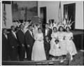 Image of Wedding party in church, Seattle, 1959