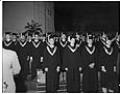 Image of Butch Smith and his classmates at their high School graduation, Seattle, circa 1953