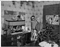 Image of Buddy and Jinx Brashear posing with their son, Seattle, circa 1953