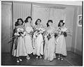 Image of Contestants for Mardi Gras Queen, Seattle, July 30, 1950