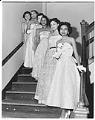 Image of Contestants for Mardi Gras Queen, Seattle, July 30, 1950
