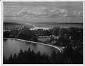 Image of View to the northwest from the Volunteer Park water tower, Seattle, circa 1956