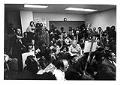 Image of Protestors at a meeting about Kingdome construction, circa 1972
