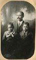 Image of James Sr., Jimmy, and Wayne Adams, circa 1917