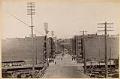 Image of Facing north on Commercial Street, Seattle, circa 1895