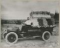 Image of Richard Desimone in his family’s produce truck, Seattle, circa 1946