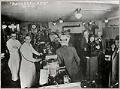 Image of Bartenders and customers at Rathskellers, Seattle, circa 1935