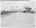 Image of Decorating  Ballard Bridge for reopening celebration, Seattle, May 1940