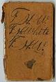 Image of Pocket account book of Frederic Hall White, 1896-1897
