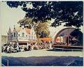 Image of Belgian Waffle House (Gaufres de Bruxelles) and Hofbrau Haus, Seattle World's Fair, 1962