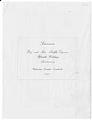Image of Souvenir announcement of the 15th wedding anniversary of Professor and Mrs. Adolph Edgren,  Seattle, November 17, 1915